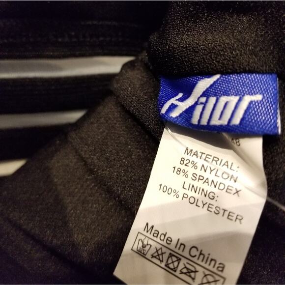 NEW Cross Front Black Swimsuit  Womens Sexy Bathing Suit Size 16 - Picture 12 of 12